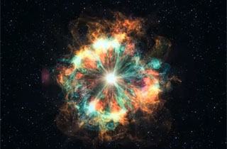 Supernova i rymden